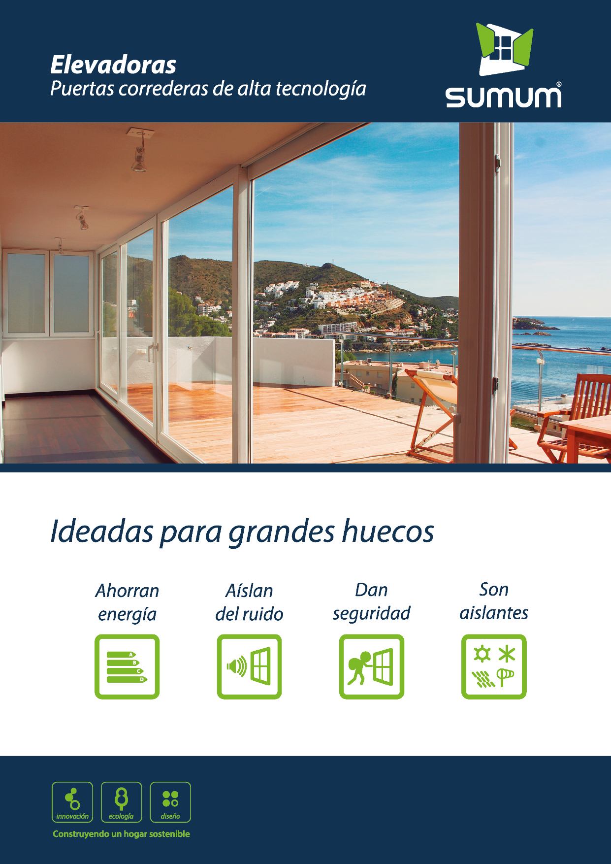 Catálogo Sumum. Elevadoras, Puertas correderas de alta tecnologías