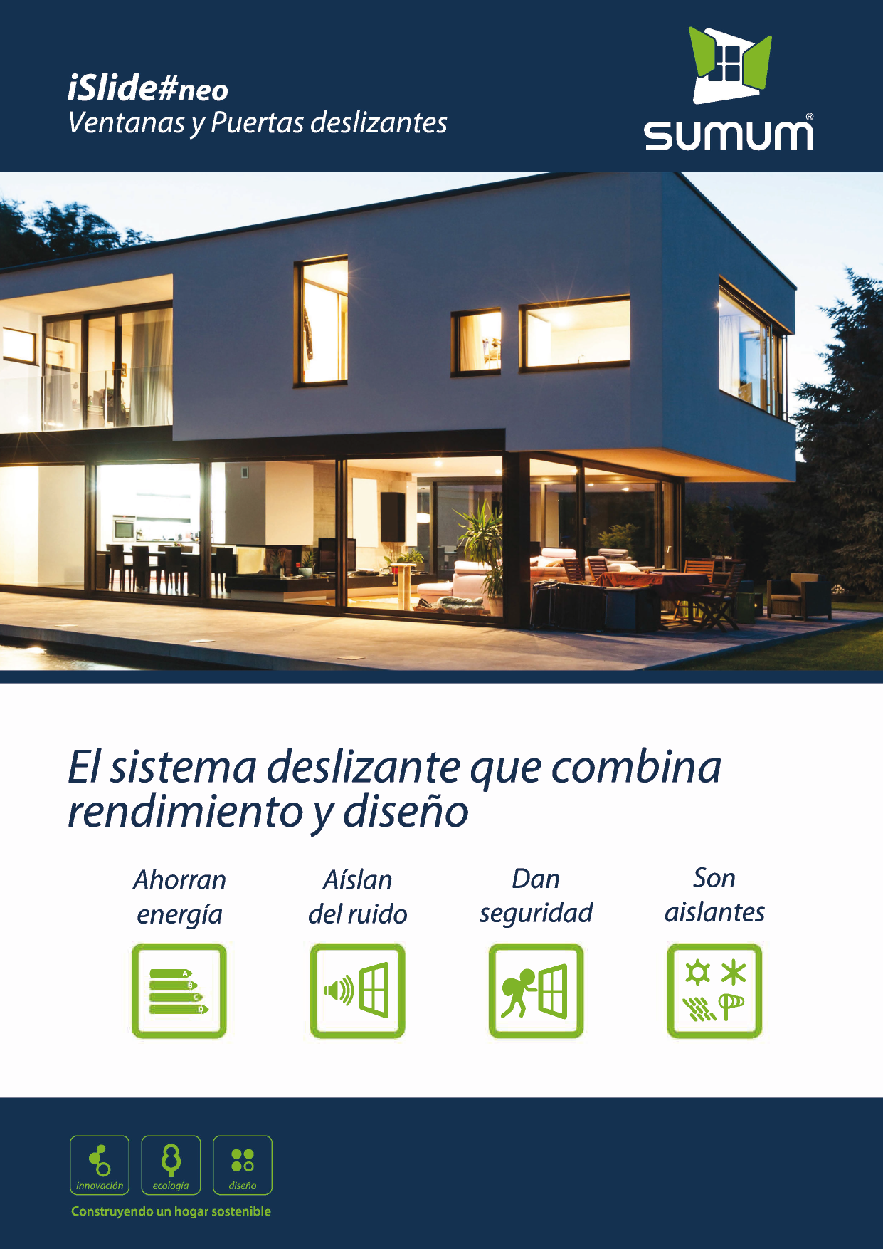 Catálogo Sumum. islideneo, Ventanas y puertas deslizantes