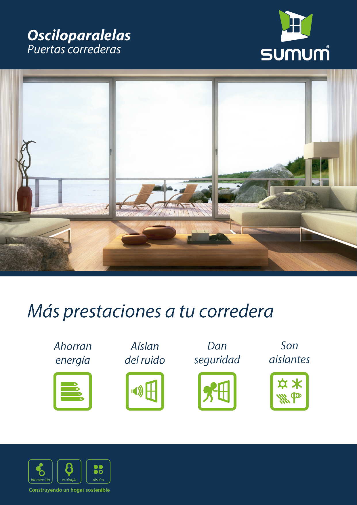 Catálogo Sumum. Osciloparalelas, puertas correderas