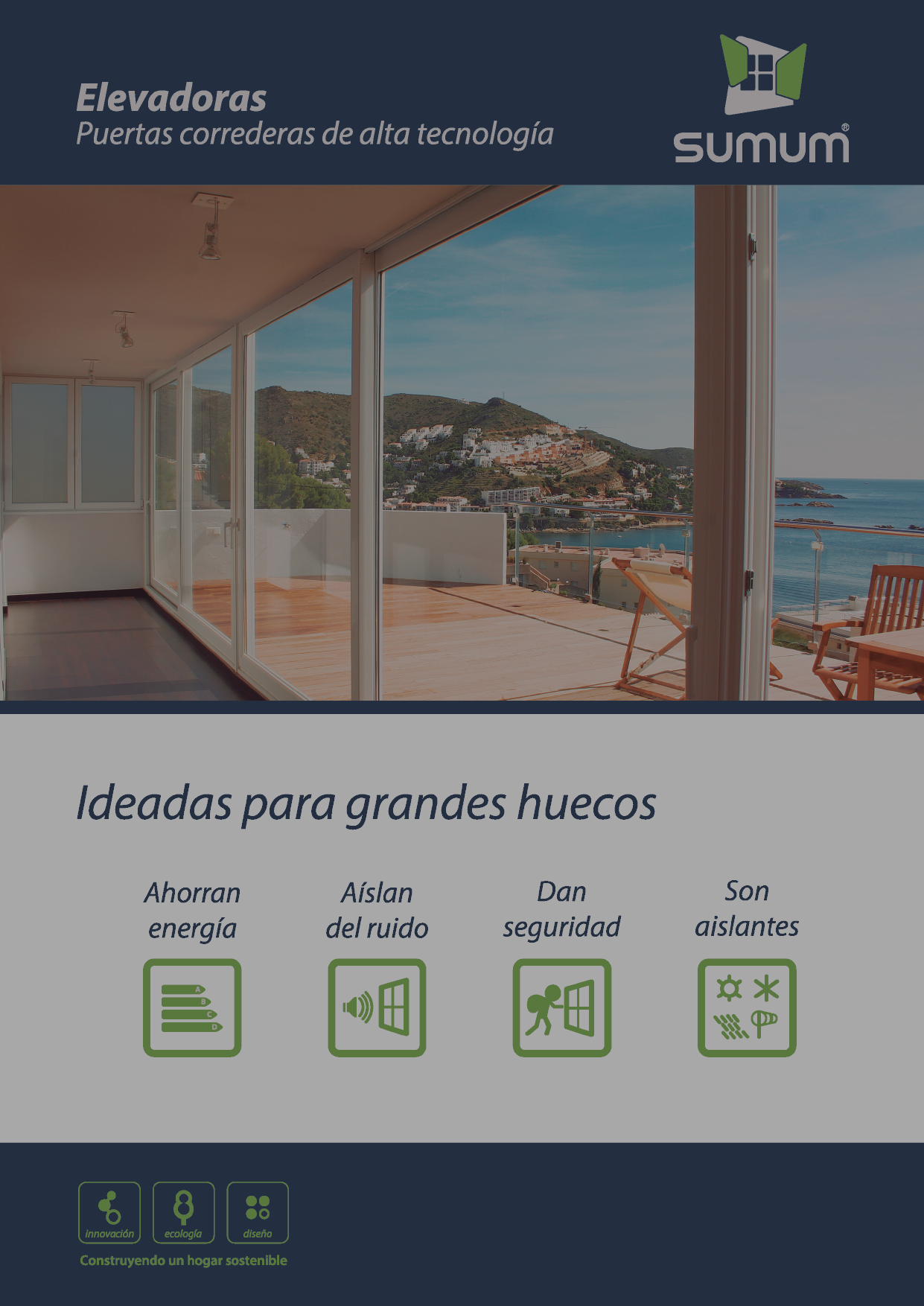 Catálogo Sumum. Elevadoras. Puertas Correderas de alta tecnología