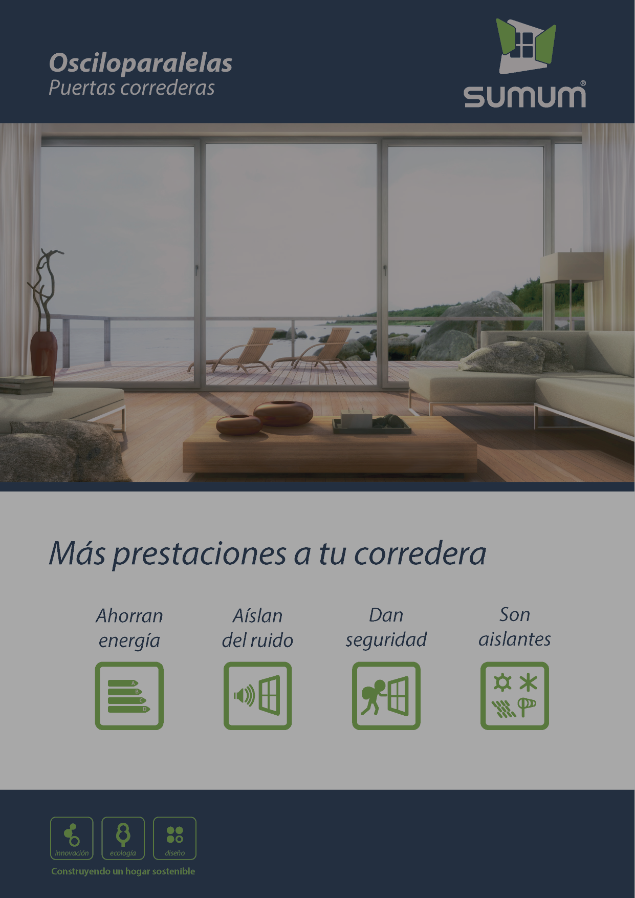 Catálogo Sumum. Osciloparalelas. Puertas Correderas