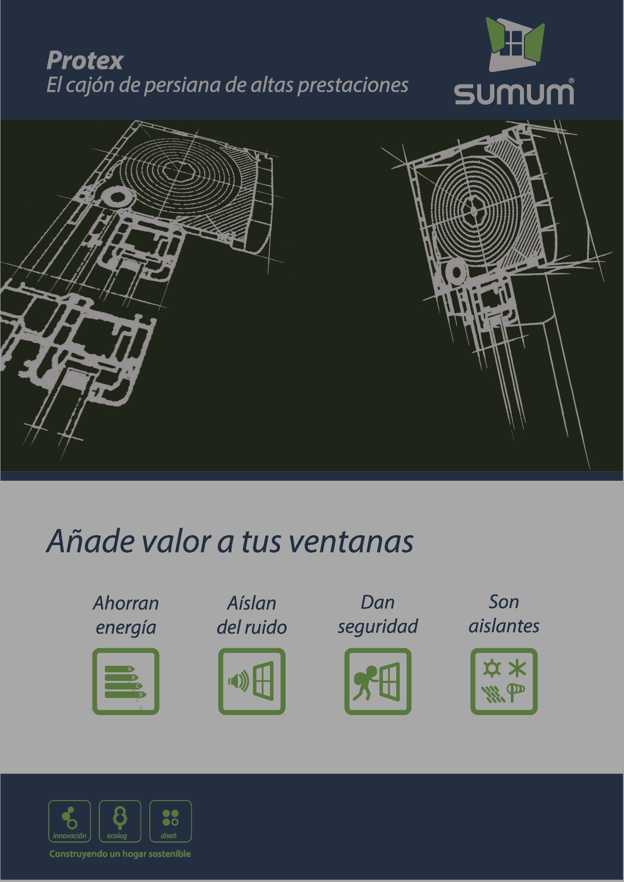 Catálogo Sumum. Portex. El cajón de persianas de altas prestaciones